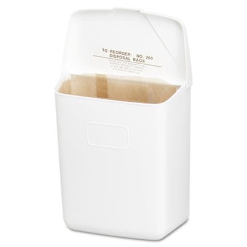 Hospeco Feminine Hygiene Waste Receptacle – Abs Plastic – White (250201w)