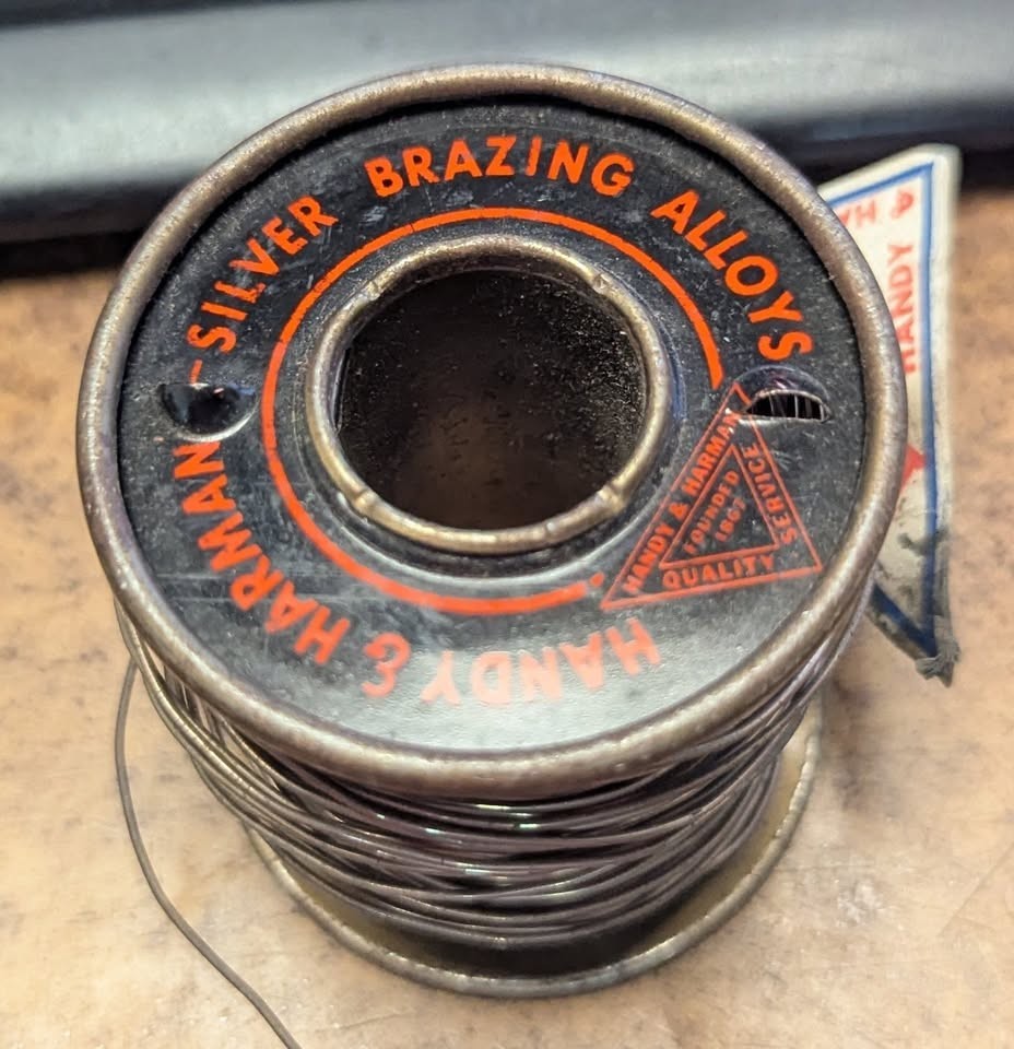 Handy & Harman Silver Brazing Alloy – Easy-Flo 45 Wire Spool (8.2 oz) w/Spool