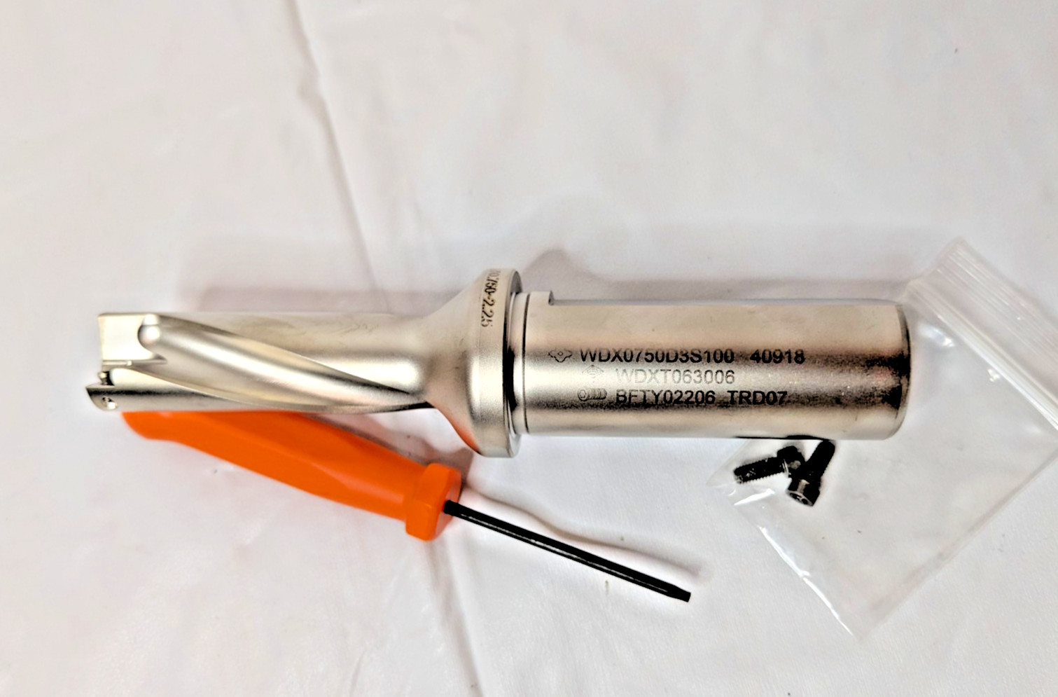 Sumitomo Indexable Insert Drill 3/4" Max Dia 3xD 1" SD WDX0750D3S100