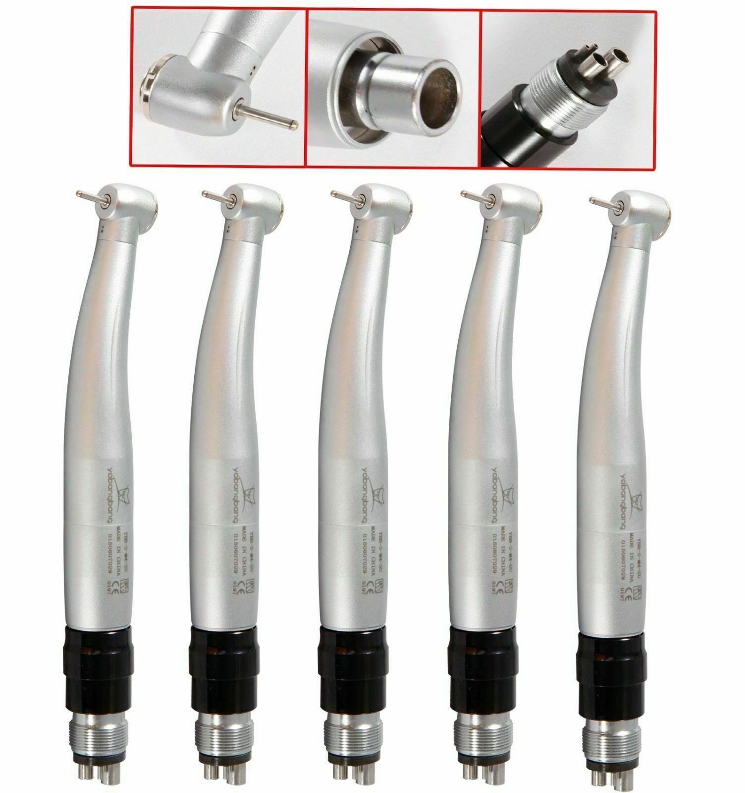 5pcs Dental High Speed Turbine Handpiece NSK Style 4H Quick Coupler YBNKM