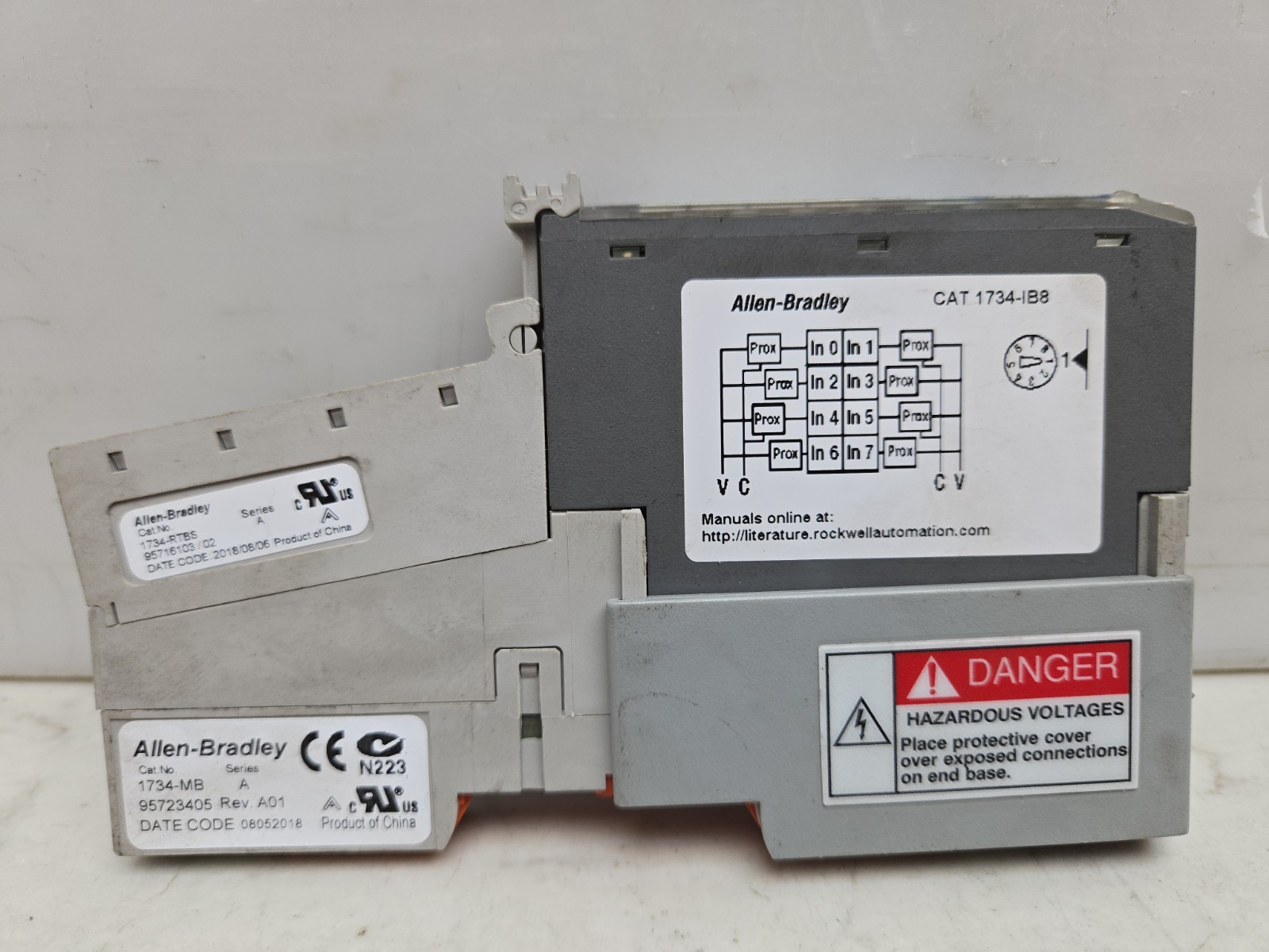 Mixed Lot of Allen Bradley Output Modules Redundant Adapter Interface Modules