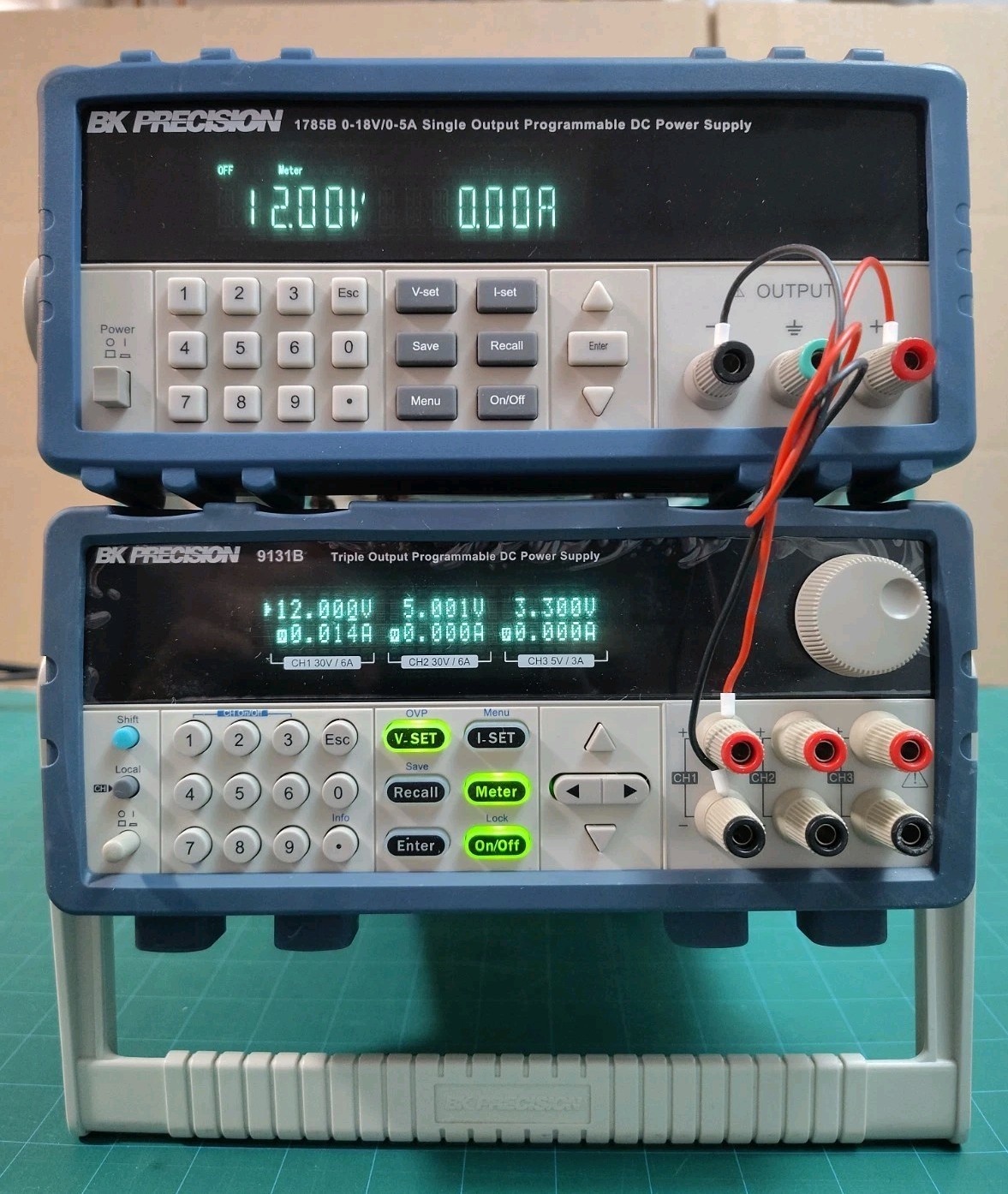 BK PRECISION 9131B DC TRIPLE POWER SUPPLY 30V/6A, 5V/3A, 375W BENCHTOP METER
