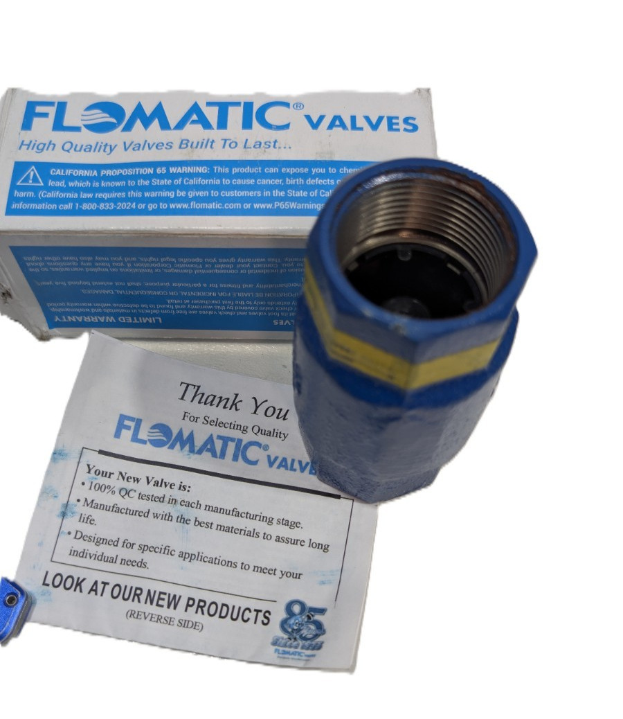 Flomatic 4032DIVFD 80DI-VFD 1-1/4 in Check Valve 600 PSI Ductile Iron
