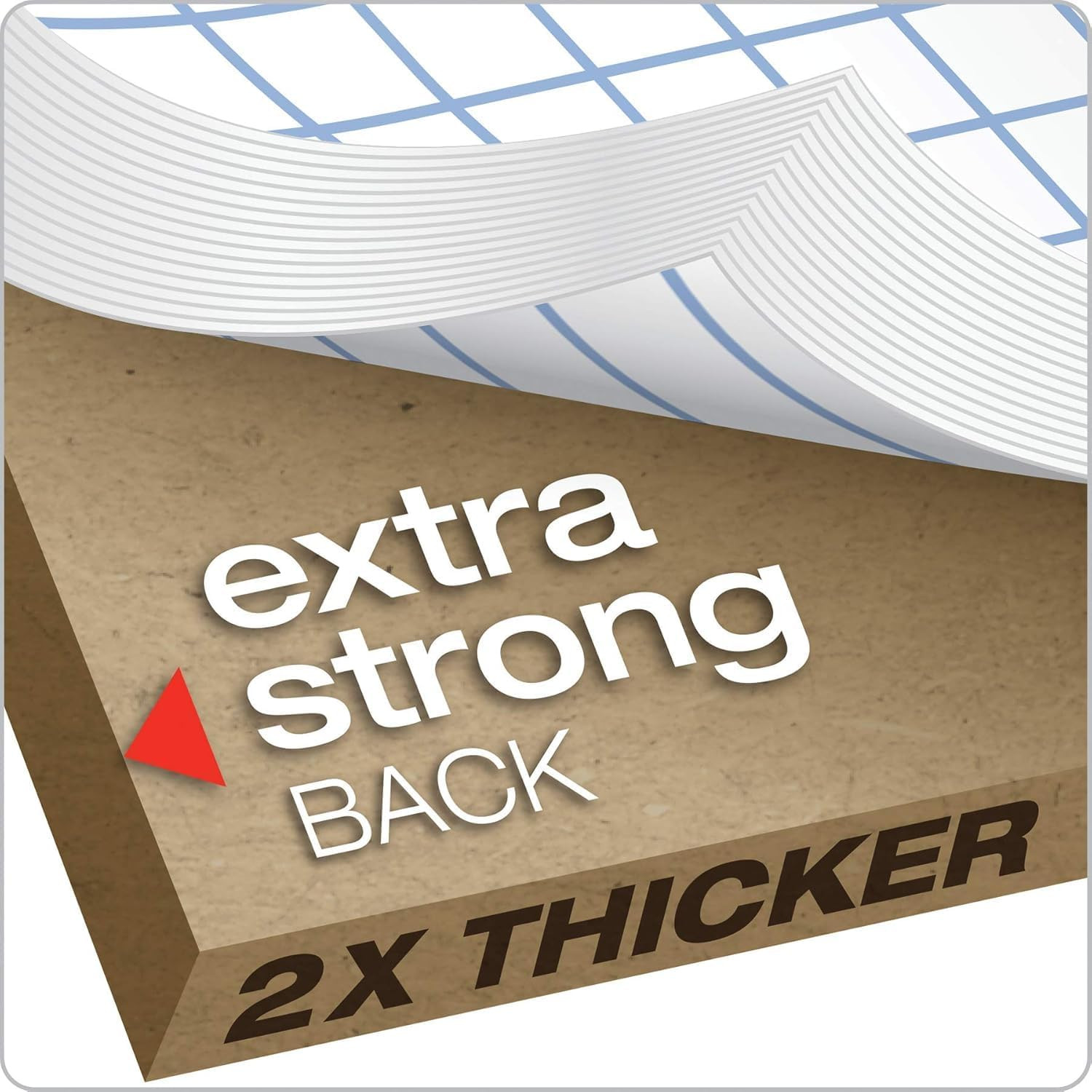 Docket Gold Premium Graph Paper Pad 8.5″x11″ 4×4 Grid & 1/4″ Narrow Ruled 6-Pack