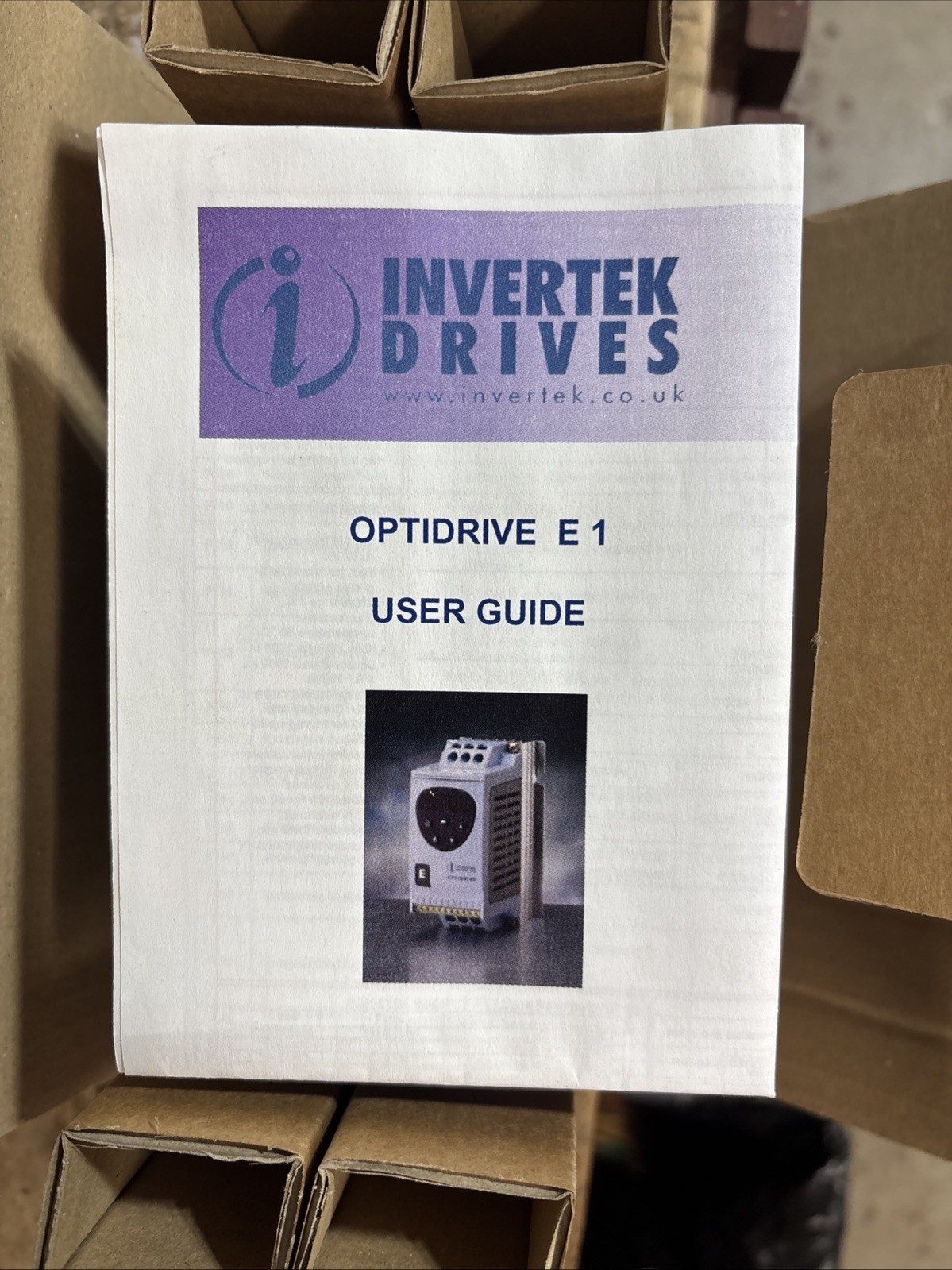INVERTEK ODE1-11050-USA OPTIDRIVE E 0.5HP 120 VAC NEW!!