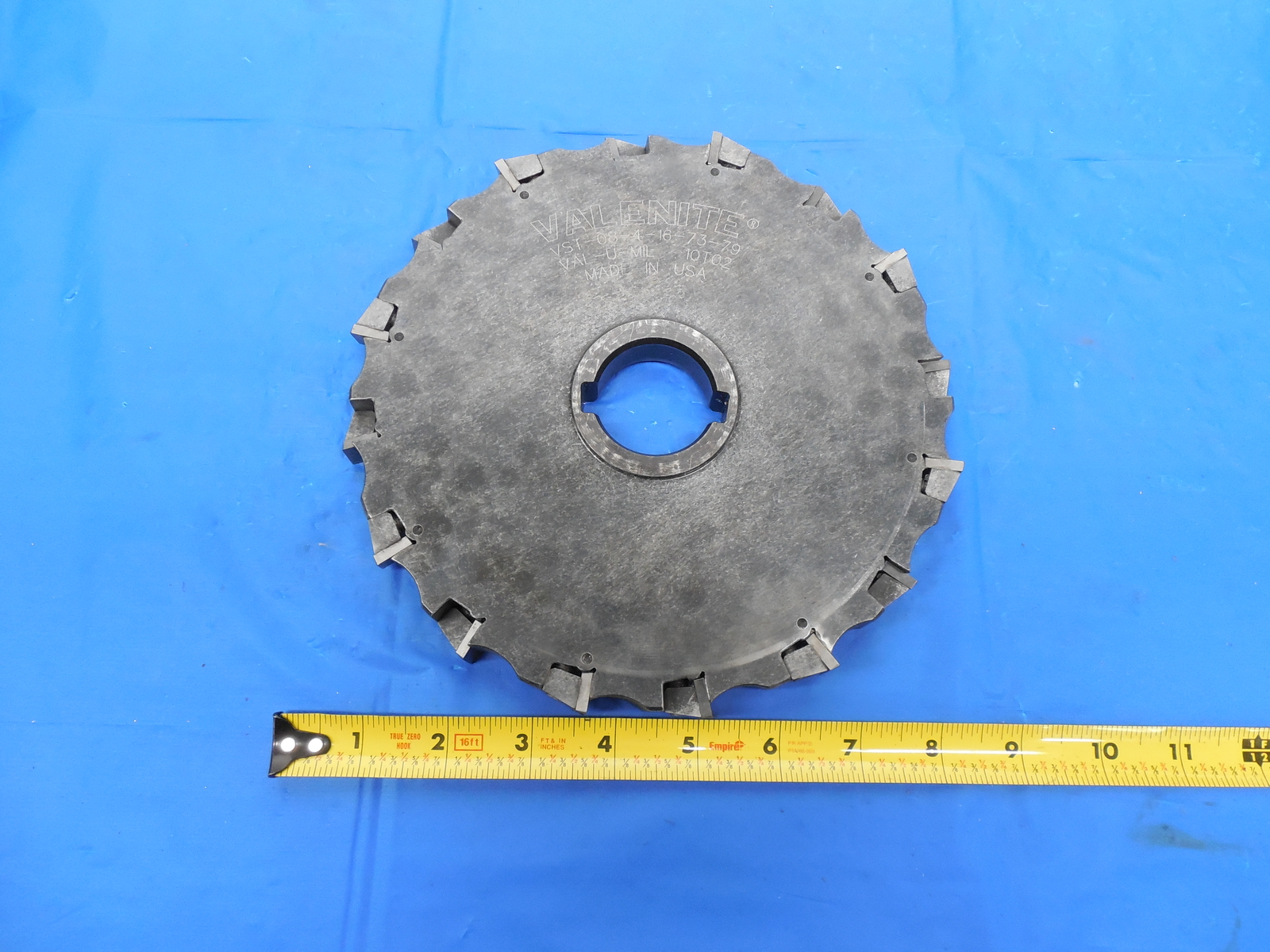 VALENITE 8″ DIA. VST-08-4-16–73-79 ADJUSTABLE SLOTTING CUTTER / DISC 3/4″ WIDTH