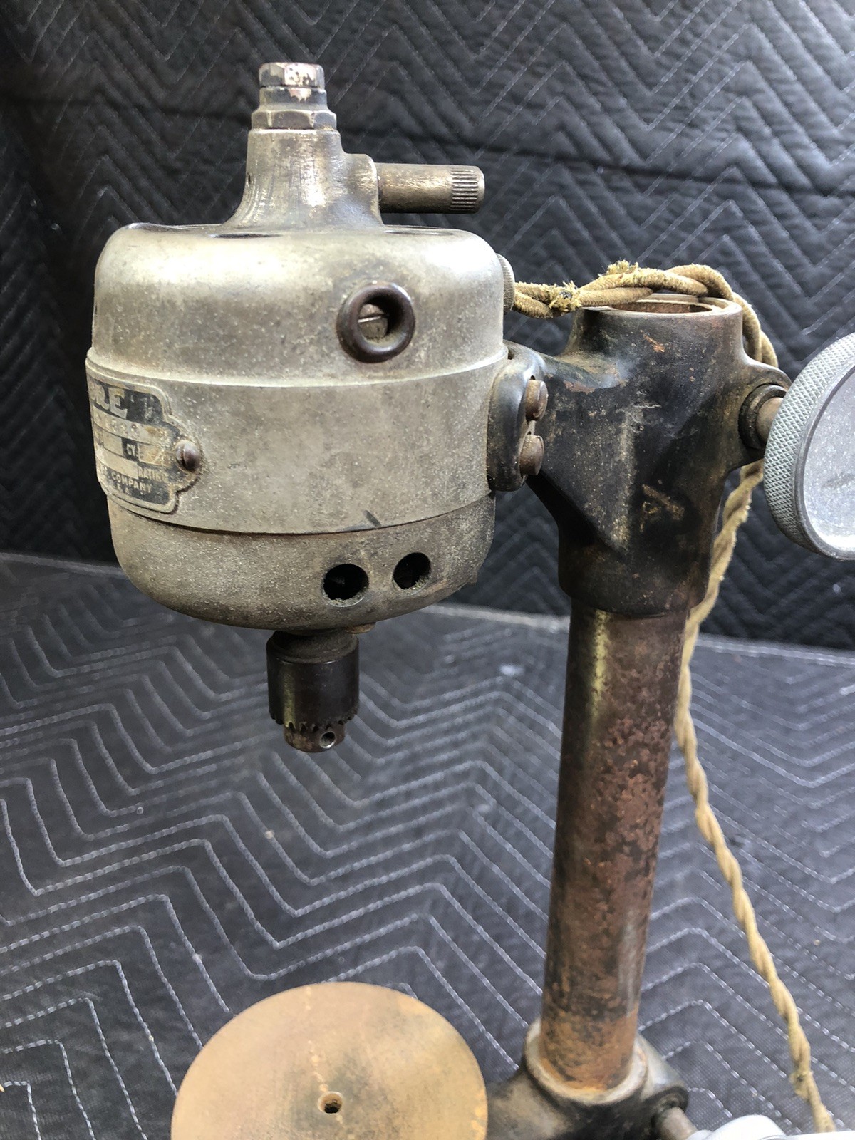 DUMORE Variable Spd. Bench Style Drill Press Watchmaker/Jewelers «Tested Works»