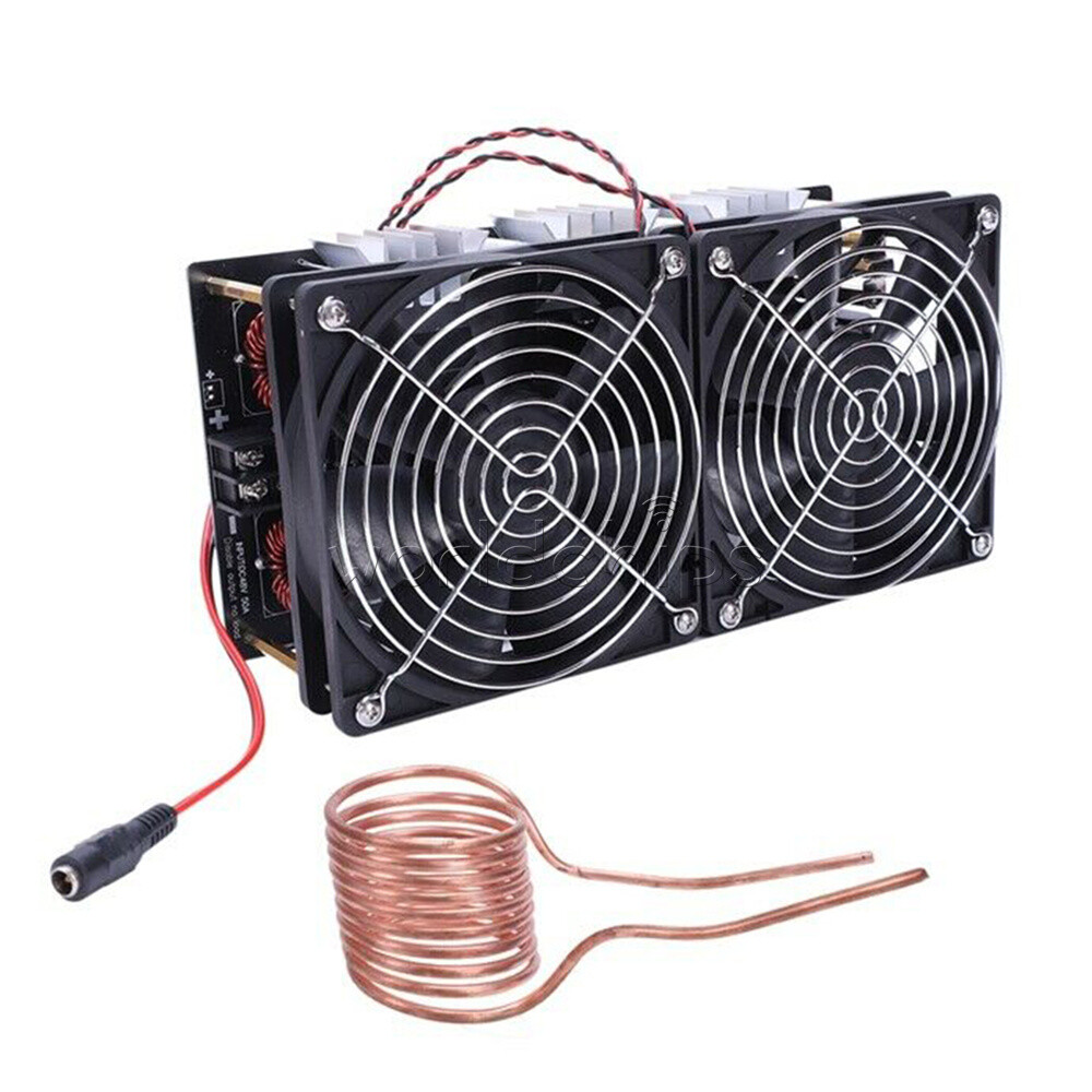 2500W 50A ZVS Induction Heating PCB Board Heater High Power + Copper Coil