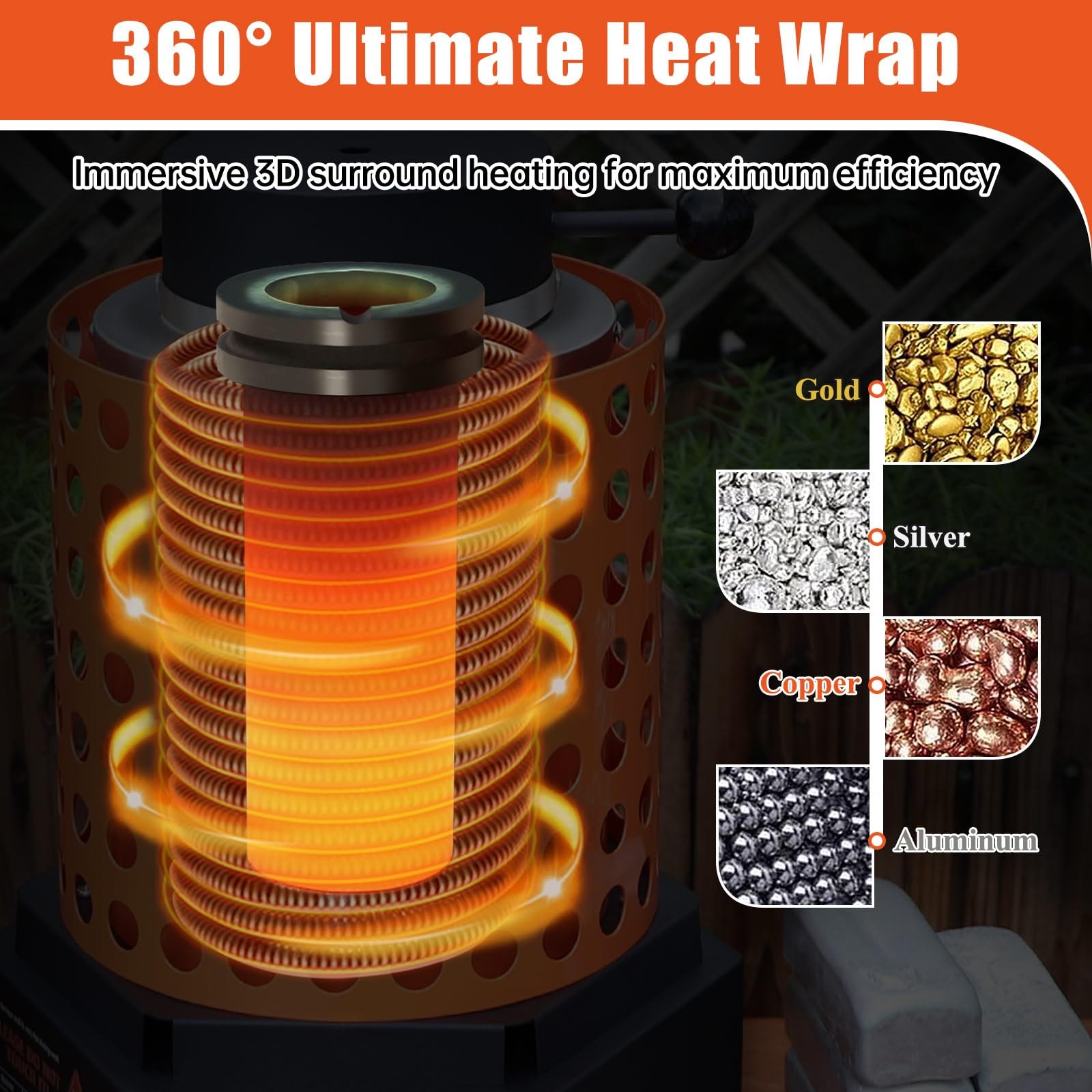 TOAUTO TRF3000 Resistance Gold Melting Furnace 1+3KG 1800W 2102°F