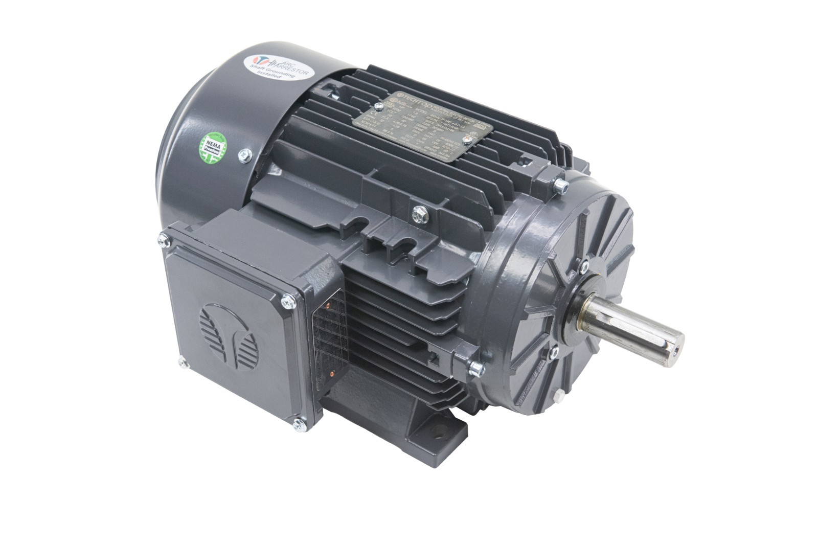 Techtop GX3-AL-TF-254T-4-B-D-15 Aluminum Motor 15 HP 1800 Rpm 3PH 230/460 V 254T