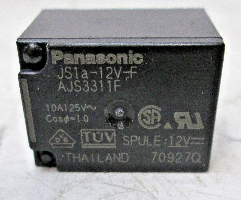 PANASONIC JS RELAY JS1a-12V-F 12 VDC 30mA Miniature Solder Pin NEW FREE SHIPPING
