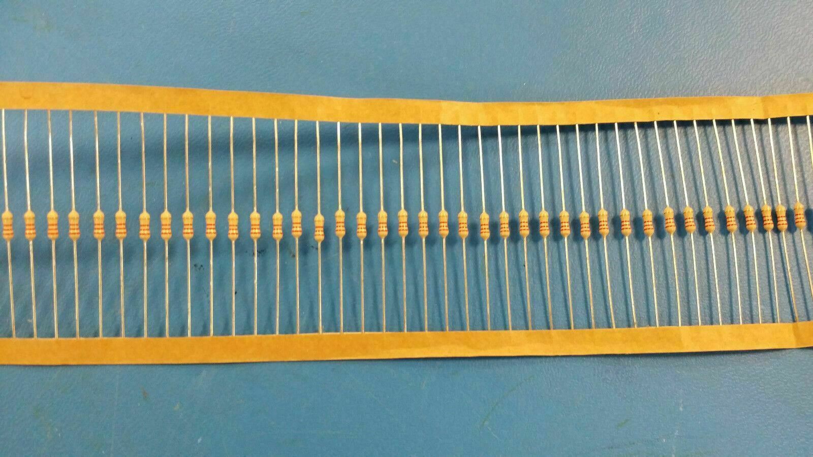 20 Pack – 2.2K 2200 Ohm Ω Resistor 5% Tolerance 1/4W 1/4 Watt Carbon Film PK