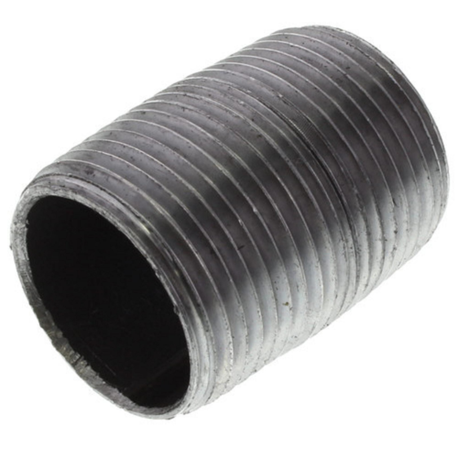 3/8″ BLACK STEEL CLOSE NIPPLE fitting pipe npt x malleable iron – LOT of (10)