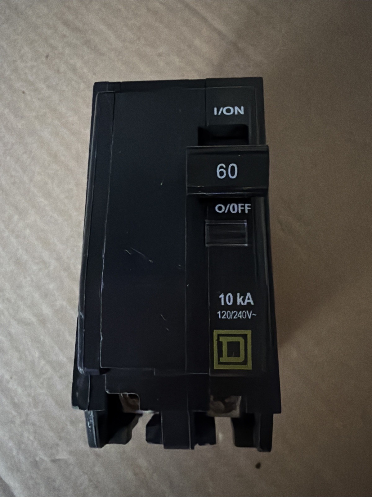 Square D QO260 60 Amp 2-Pole Circuit Breaker 10KA HACR