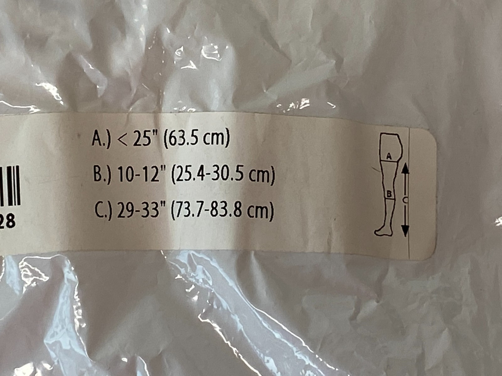 Lot of 2 CARDINAL HEALTH Premium Stockings S 23640-320 (*T78*)