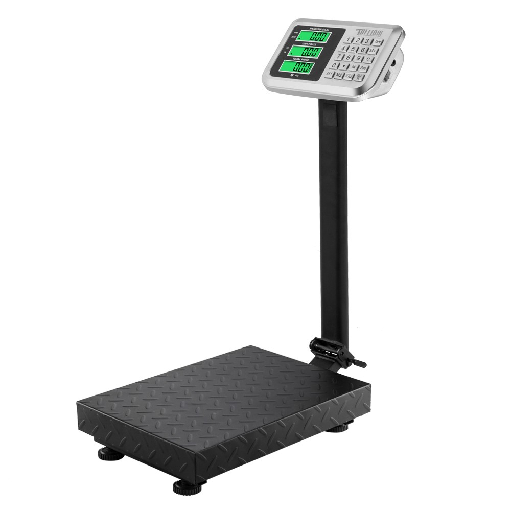 220lb Weight Electronic Platform Scale,Digital Floor Heavy Duty Folding Scales