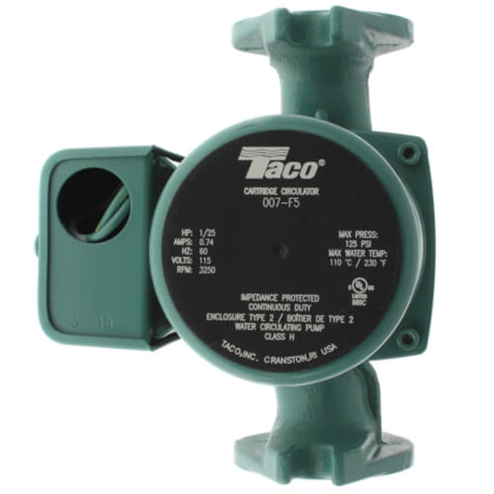 007-F5 TACO 1/25HP CI CIRCULATOR LESS FLANGES HAS GASKETS