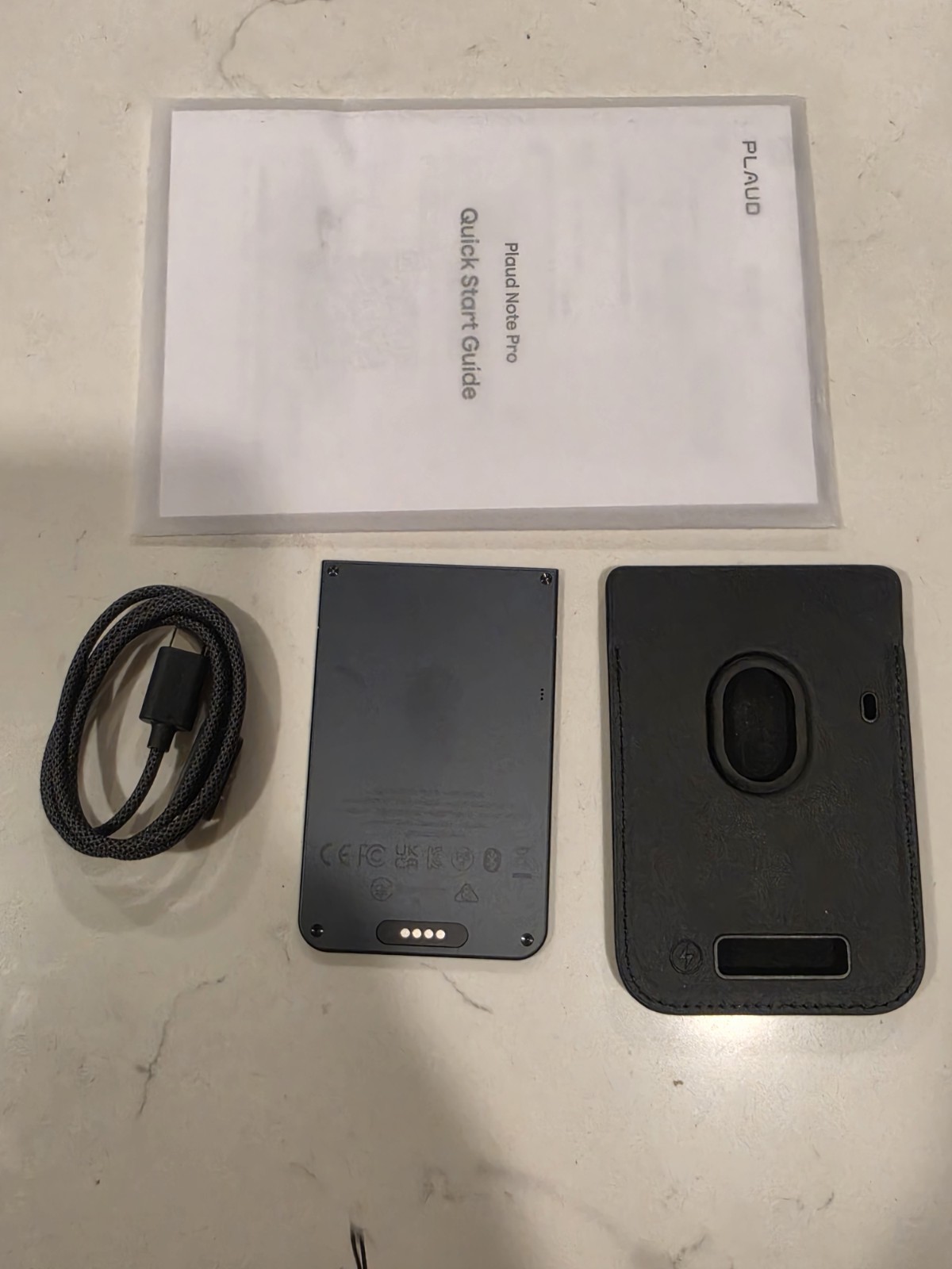 For Parts Or Repair Plaud Note Pro AI Voice Recorder Note Taker PN0300 64GB Grey