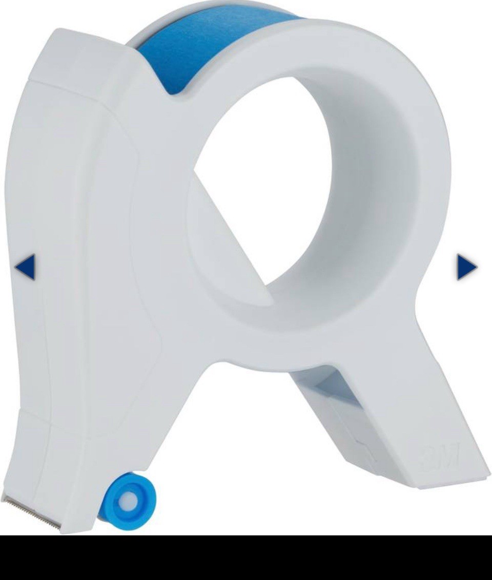 3 Scotch Painter’s Tape Applicator, White, Includes 1.41 in x 20 Yds Blue Roll