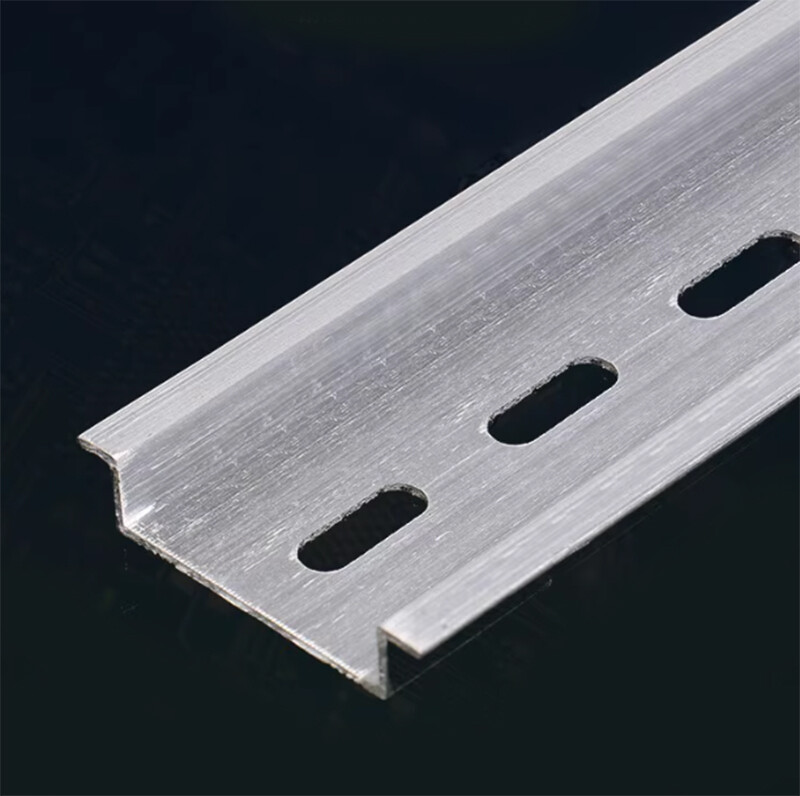 35mm Width Din Rail Aluminum Alloy Slotted Rail 10cm 15cm 20cm 30cm Length