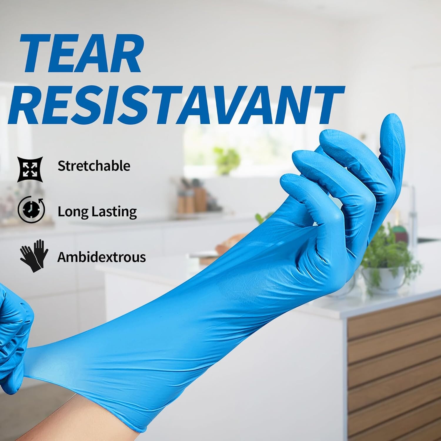 Disposable Gloves Vinyl Basic Synmax Exam Gloves Powder-Free Latex-Free