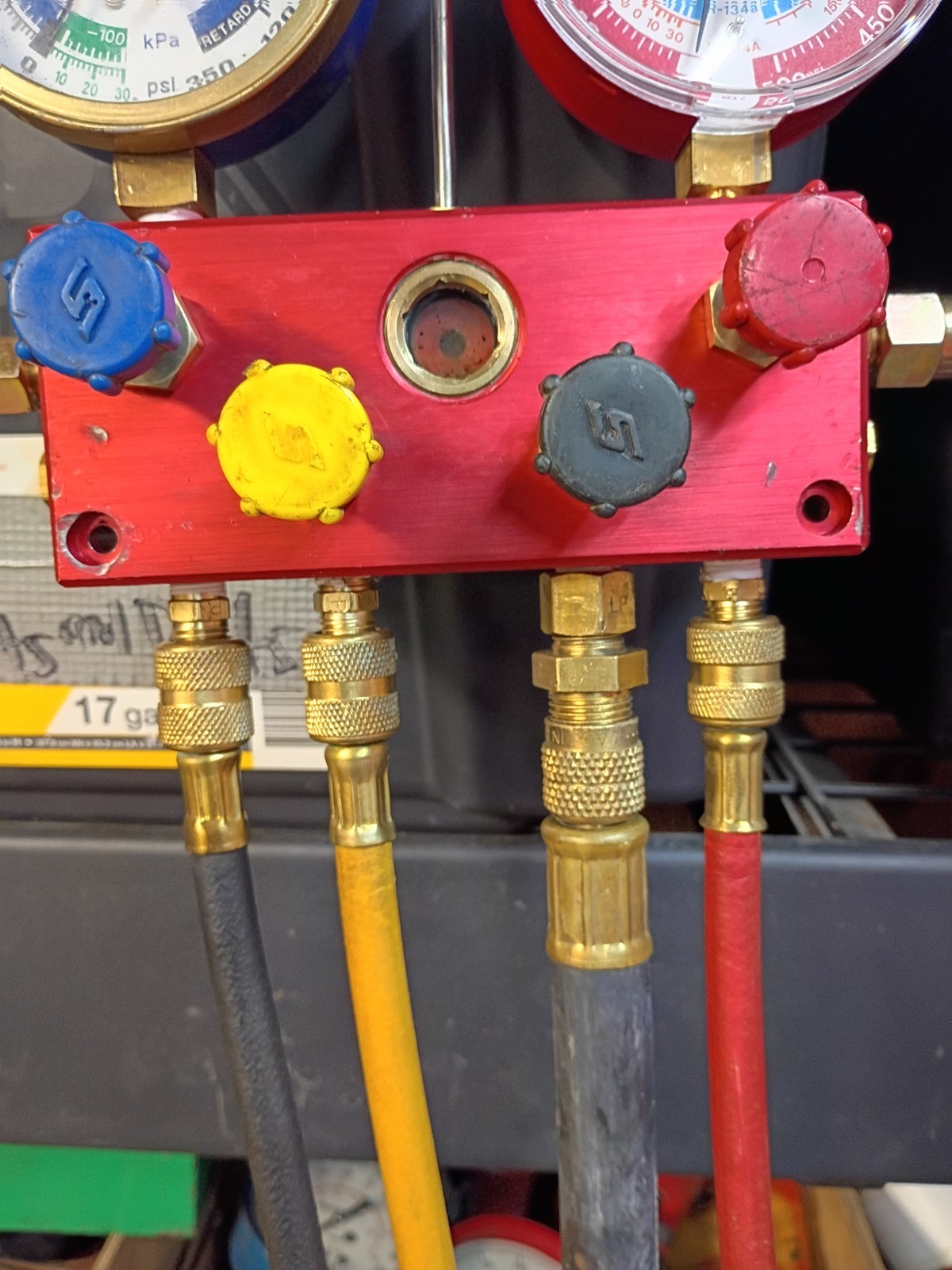 Snap On ACT9600A 134A 1234YF Freon AC Manifold Test Gauges Automotive Industri2