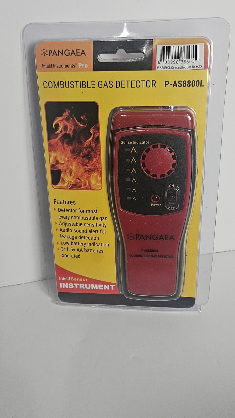Pangaea Combustible Natural Gas Propane Leak Detector Tester Visual Leakage RV