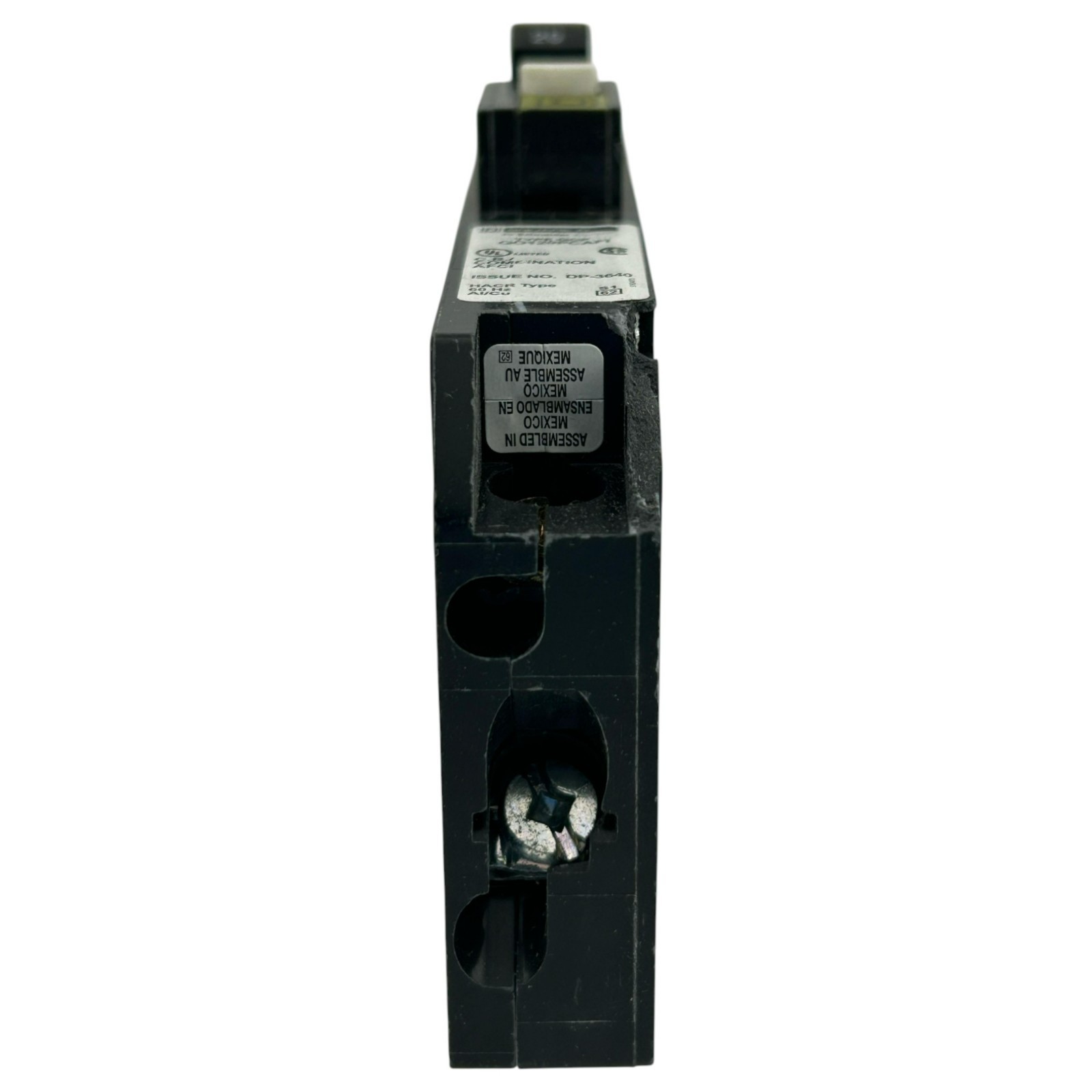 CHIPPED Square D QO120PCAFI 20 Amp 1-Pole Circuit Breaker AFCI PLUG-ON Arc Fault