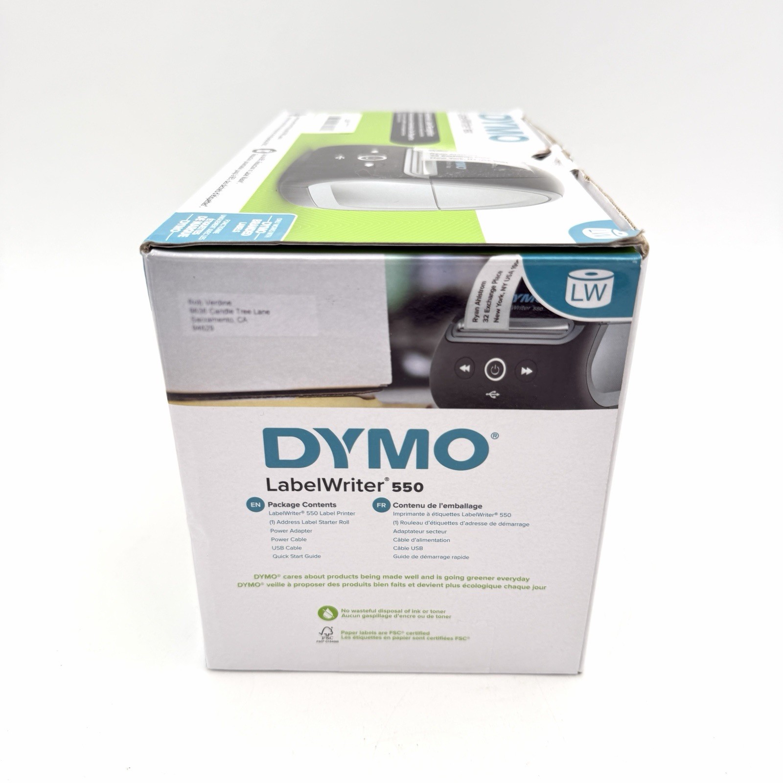 DYMO LabelWriter 550 USB Thermal Label Printer Tested & Working
