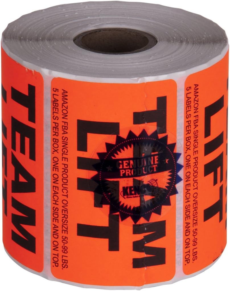Team Lift Sticker Labels for Shipping and Packing – 3″ X 2″, Provided 500 Labels