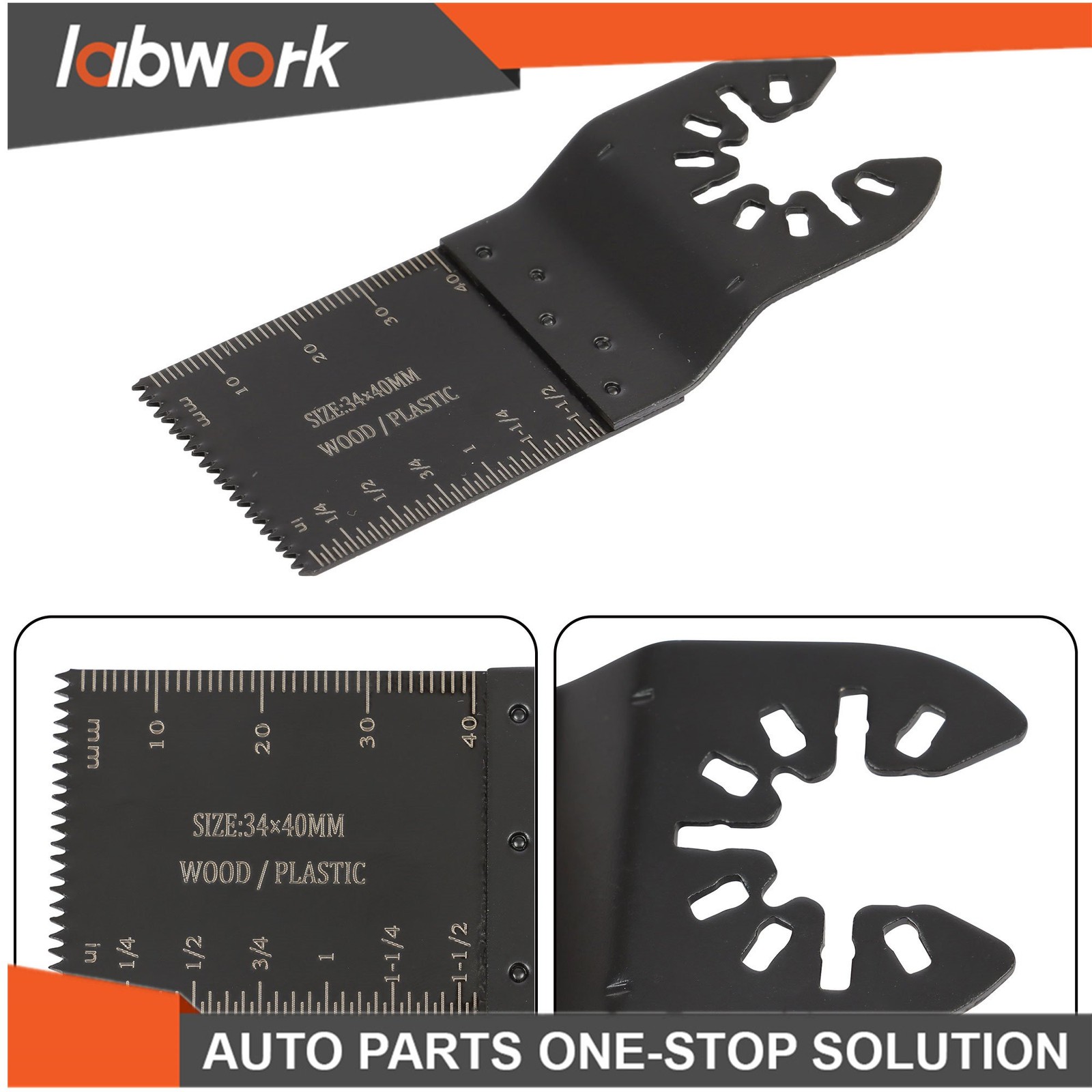 Labwork 60 PCS 1-3/8″ Oscillating Saw Blades Multitool Blades for Wood & Plastic