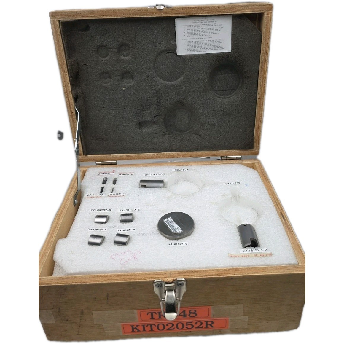 Set of inserts for Mitutoyo 543-392B Digimatic Indicator