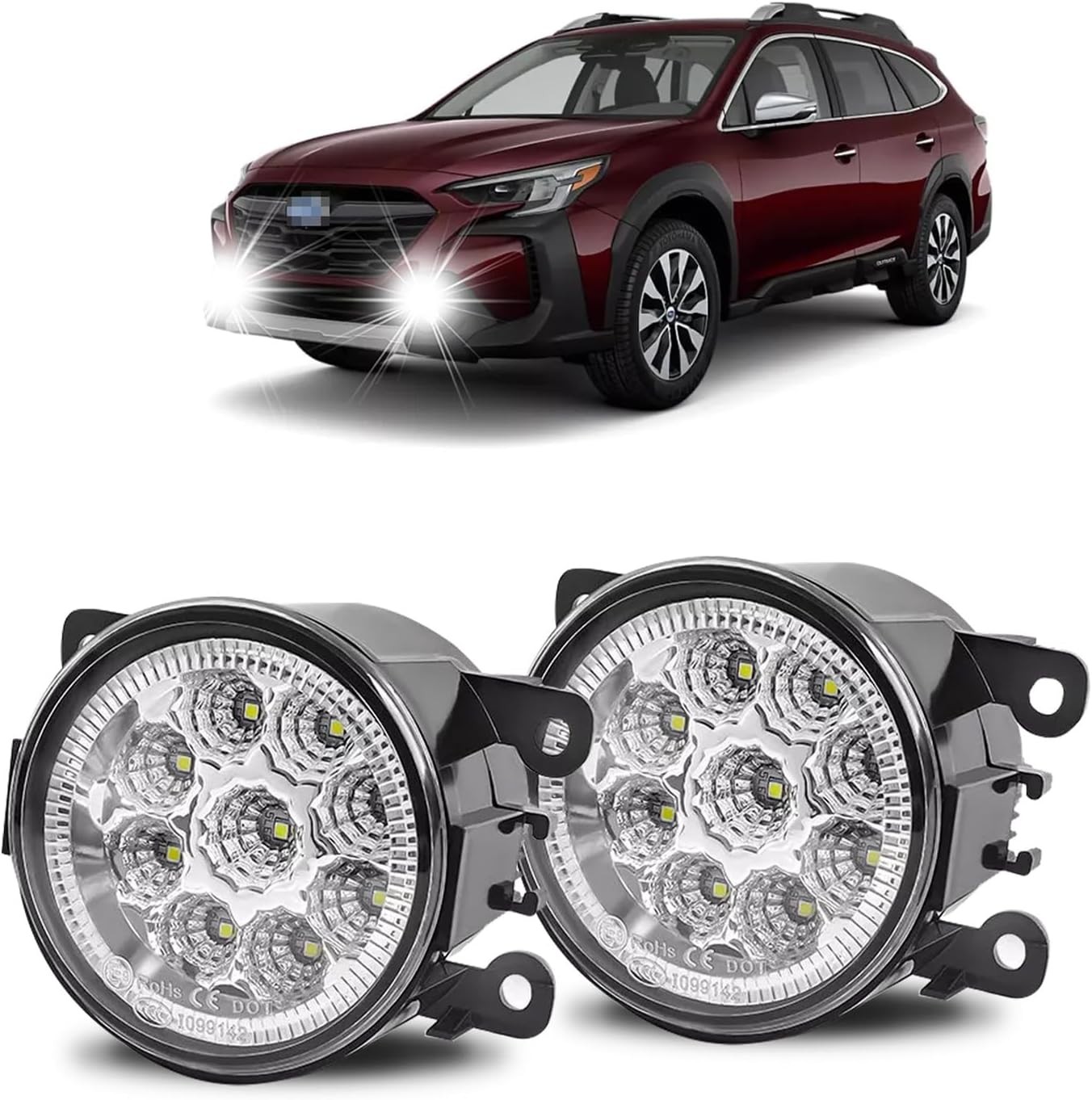 Fog Lights 3.5 inch OEM 19626500 Compatible For subaru OUTBACK 2023-2024 Front
