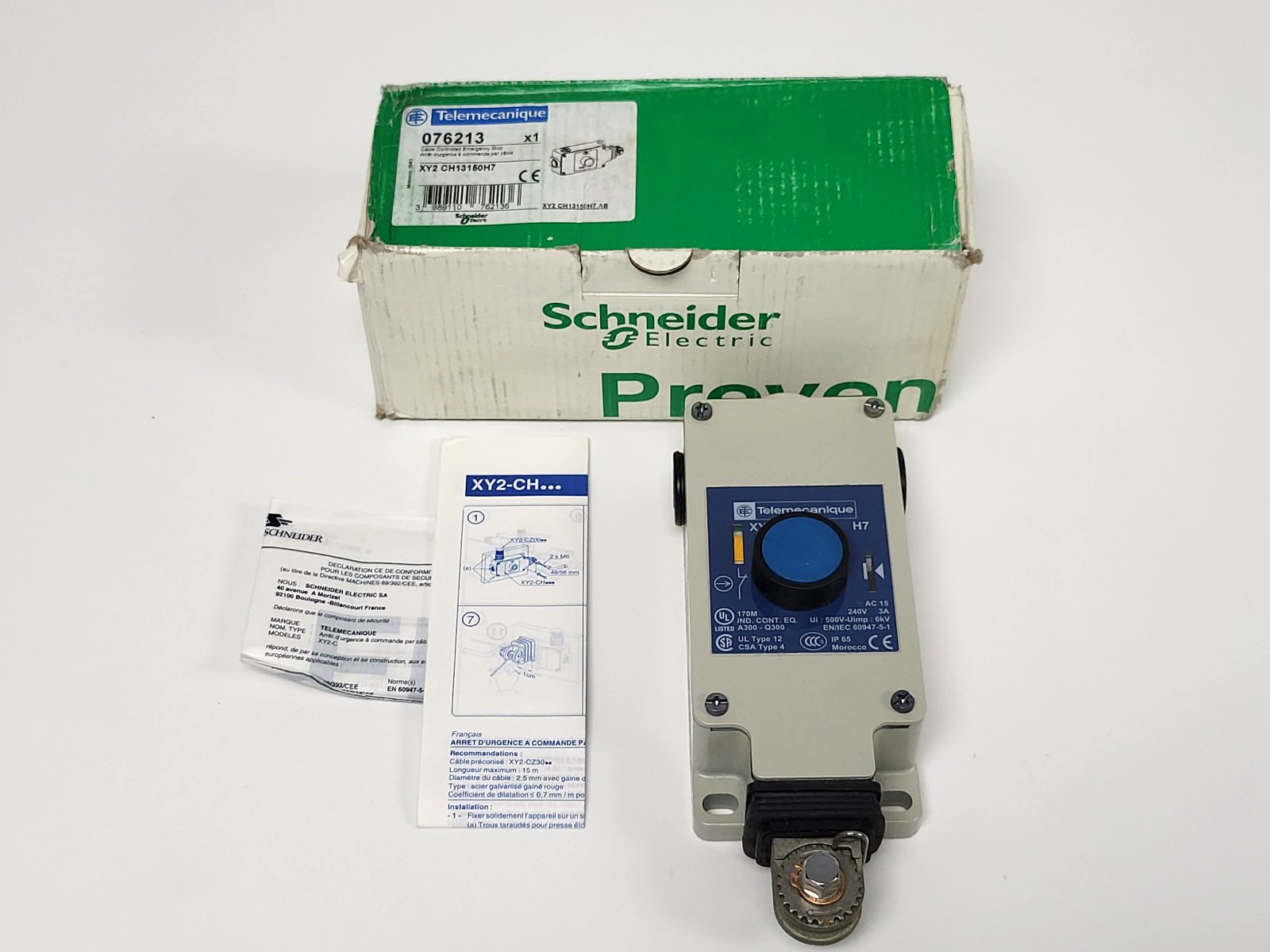 Telemecanique XY2C Latching Emergency Stop Cable Pull Switch XY2CH13150H7