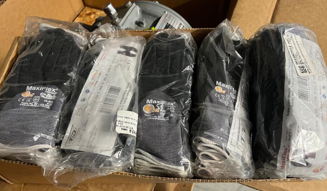 MaxiFlex Ultimate Micro Foam Nitrile Grip Coated WORK GLOVES 12 PAIR 34-875/S(7)