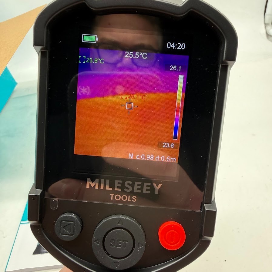 MILESEEY TR10 Infrared Thermal Imaging Camera, Hot/Cold Tracking, -4°F to 1022°F