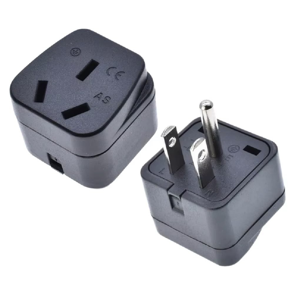 (2 Pack) US AU Plug Adapter,Australian Plug Adapter from USA, USA Standard 3 …