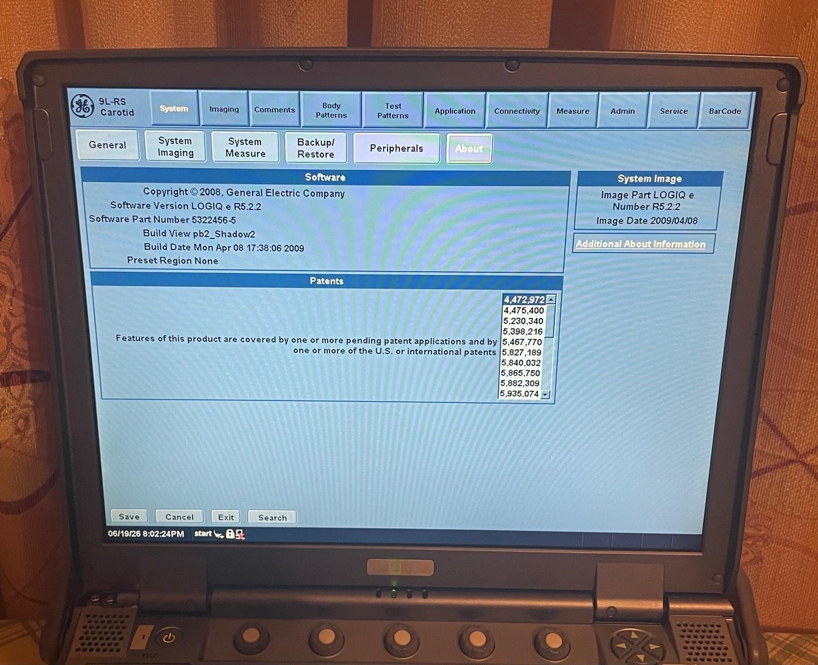 GE Logiq e BT12(2011)-ALL OPTIONS ACTIVE [Linear & Micro Convex Probe 9LRS/8CRS]
