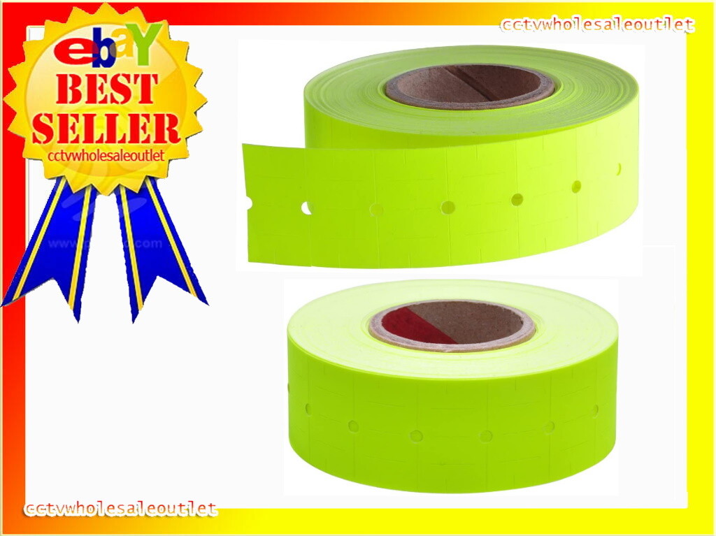 Yellow Labels to fit Towa GS Series, Hallmark, Century Price Guns