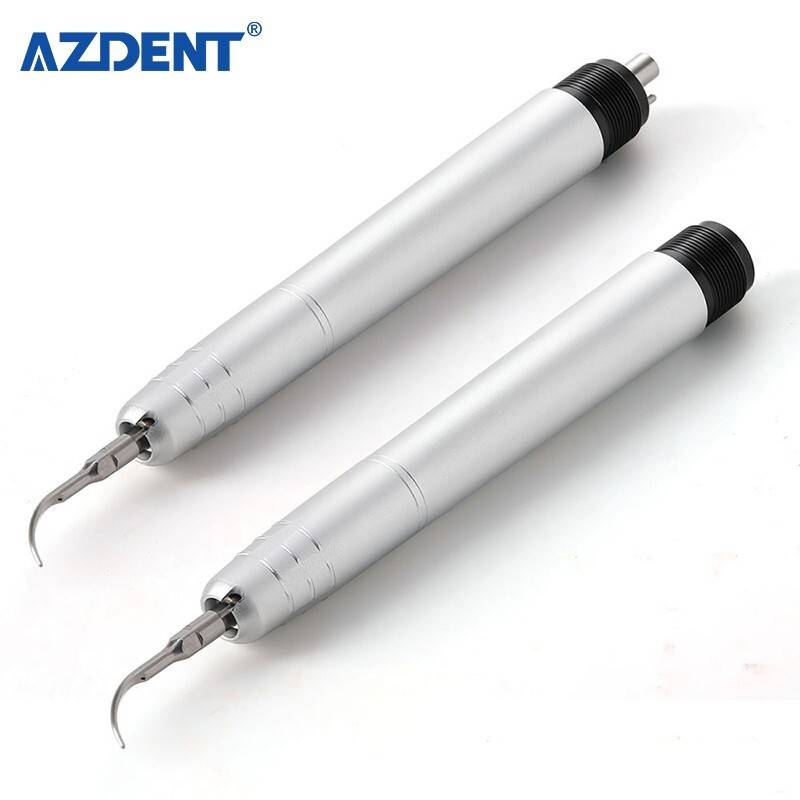 Dental Ultrasonic Air Perio Scaler Handpiece Hygienist 2/ 4Holes 3 Tips AZDENT