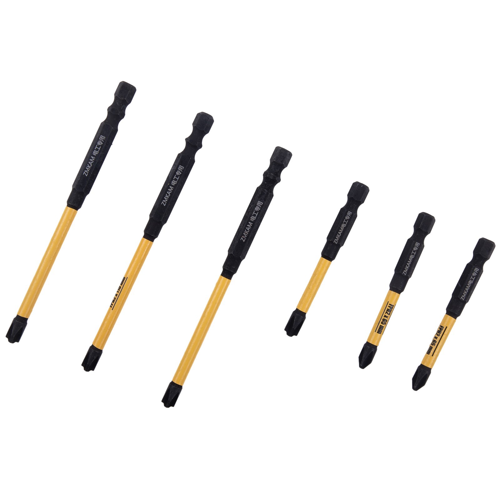 Magnetic Electrician Screwdriver Bit Set with FPH2 FPH2 65 110 150mm