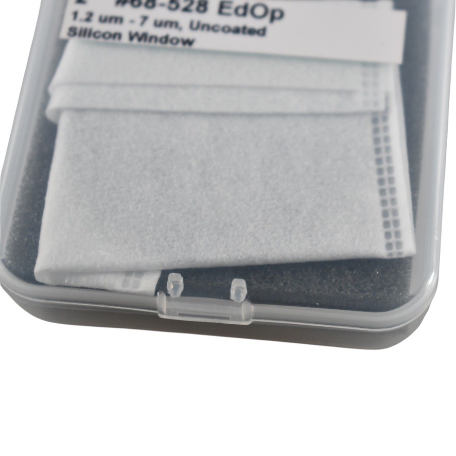 NEW Edmund Optics 68-528 Uncoated Silicon Infrared Window 2 Inch Dia 1mm Thick