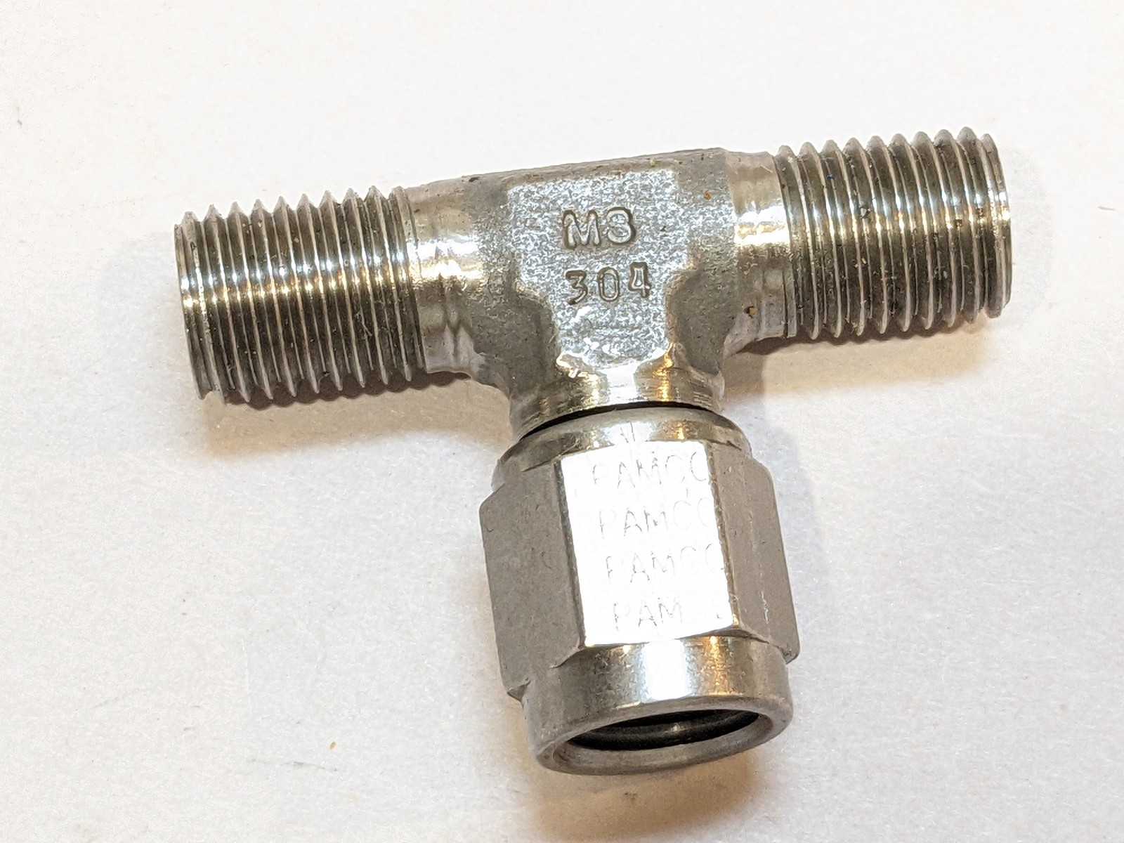 Mixed Lot of Stainless Steel Aircraft Hydraulic Fittings AN JIC Crissair Pamco