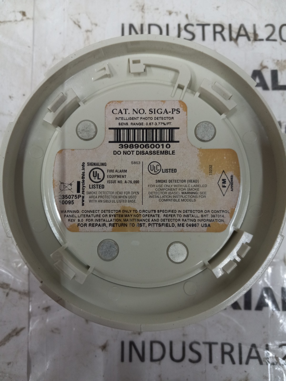 EST INTELLIGENT PHOTO DETECTOR SIGA-PS