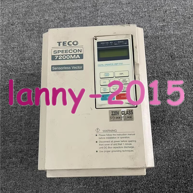 1PC Used Dongyuan 7200MA inverter JNTMBGBB0010JKAU- Three-phase 220V 7.5KW #LD