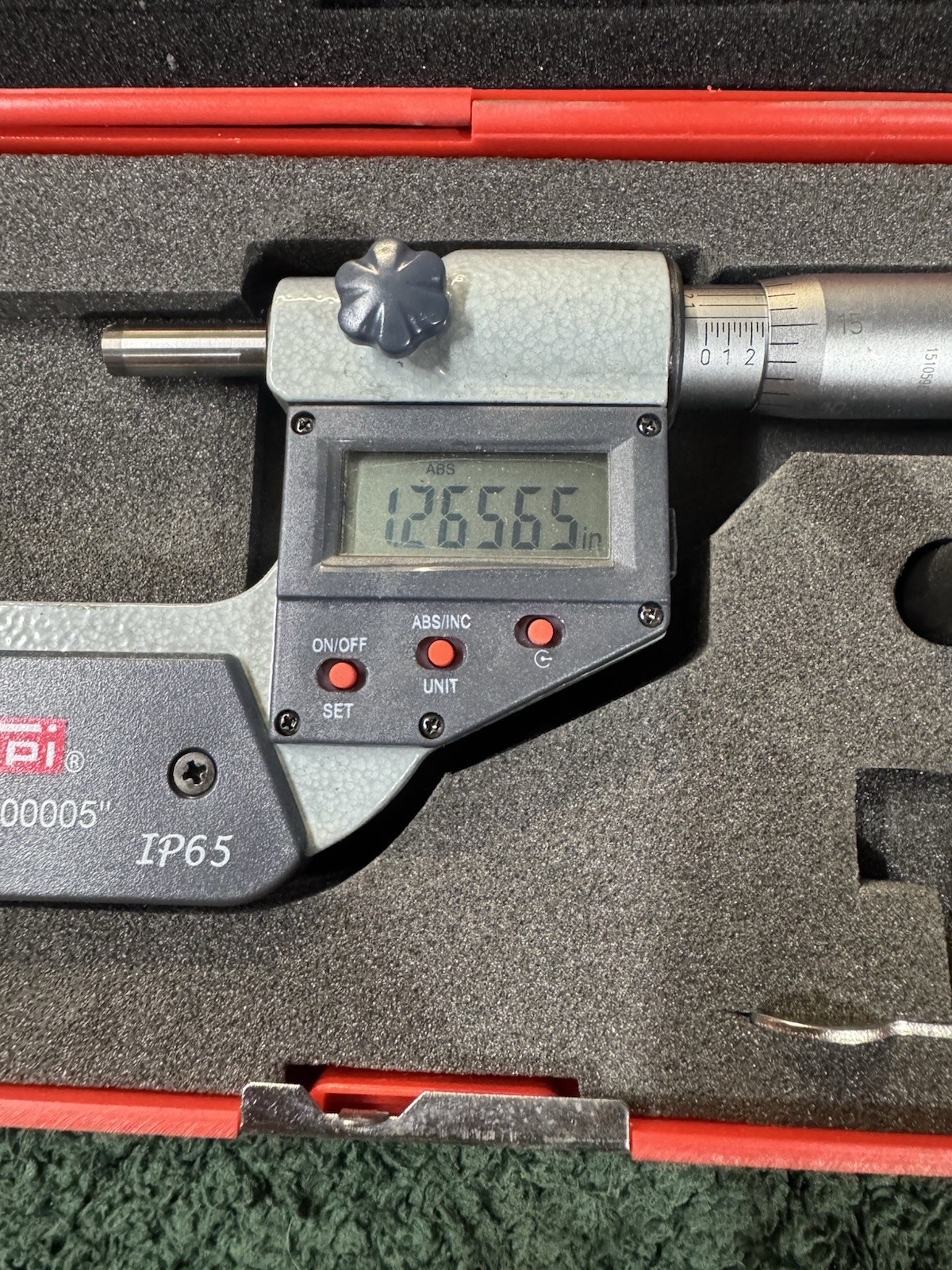 SPI 13-732-3 Digital Outside Micrometer: IP65!! 1-2″ !!!