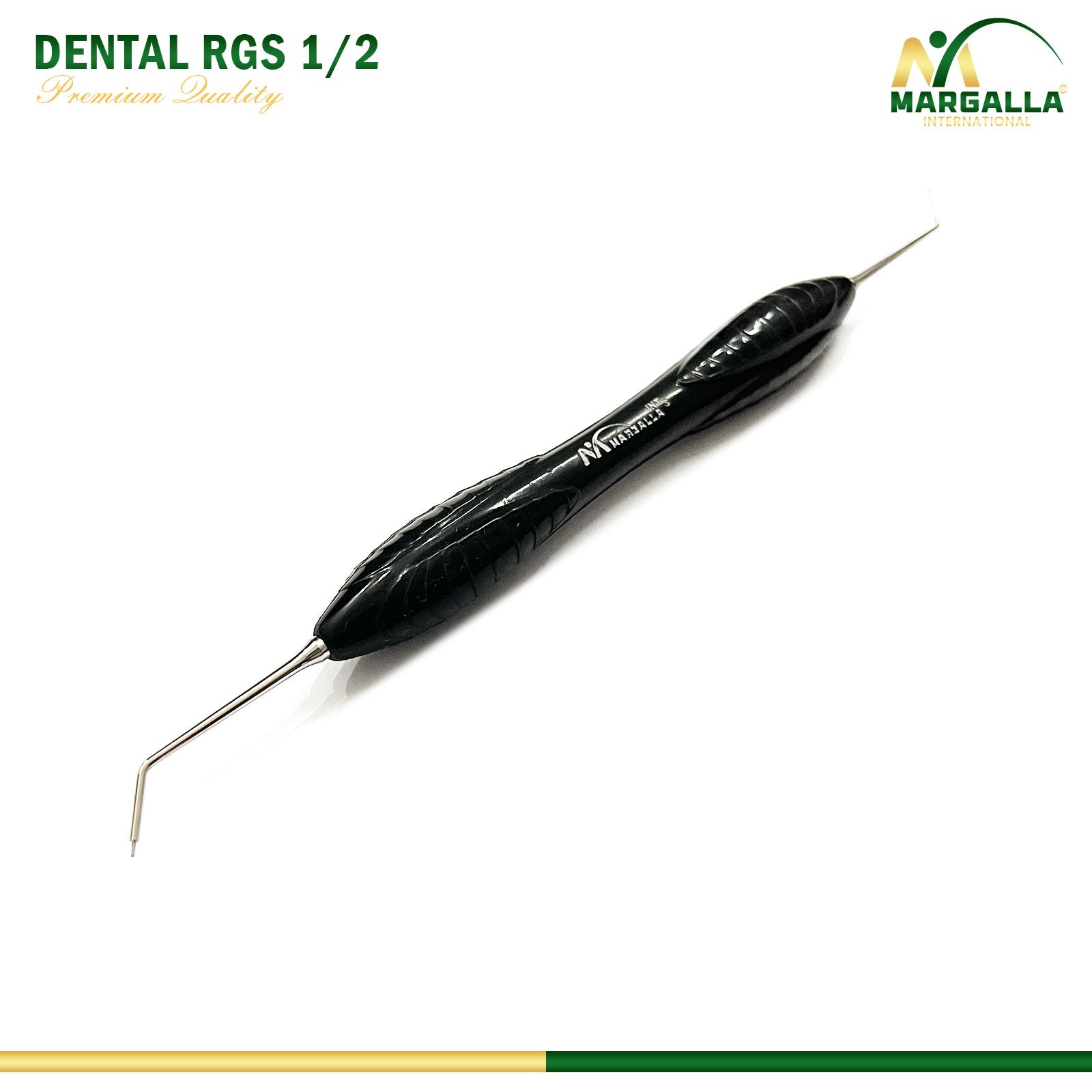 Dental Instrument RGS 1-2 Silicone Handle Depth Dimensions for Restorations