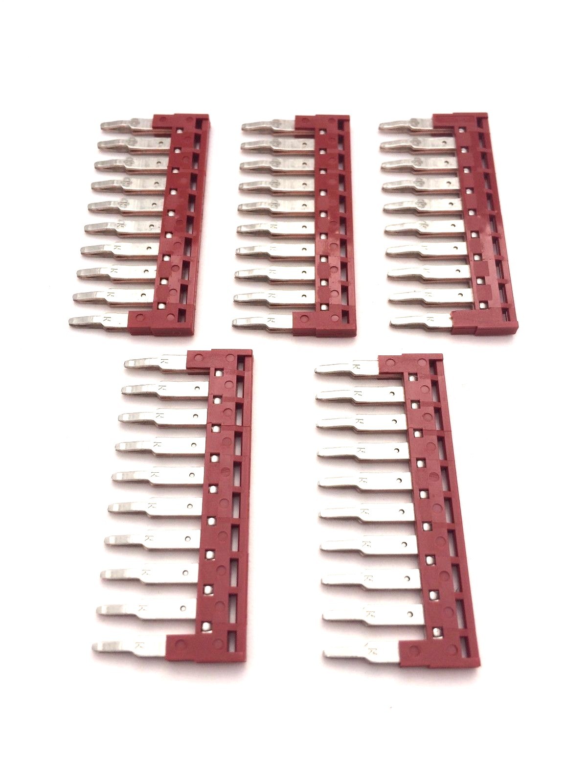 DIN Rail UL Dinkle Jumpers DSS2.5N-10P 12 AWG 10 Pole for DK2.5N 5 Quantity