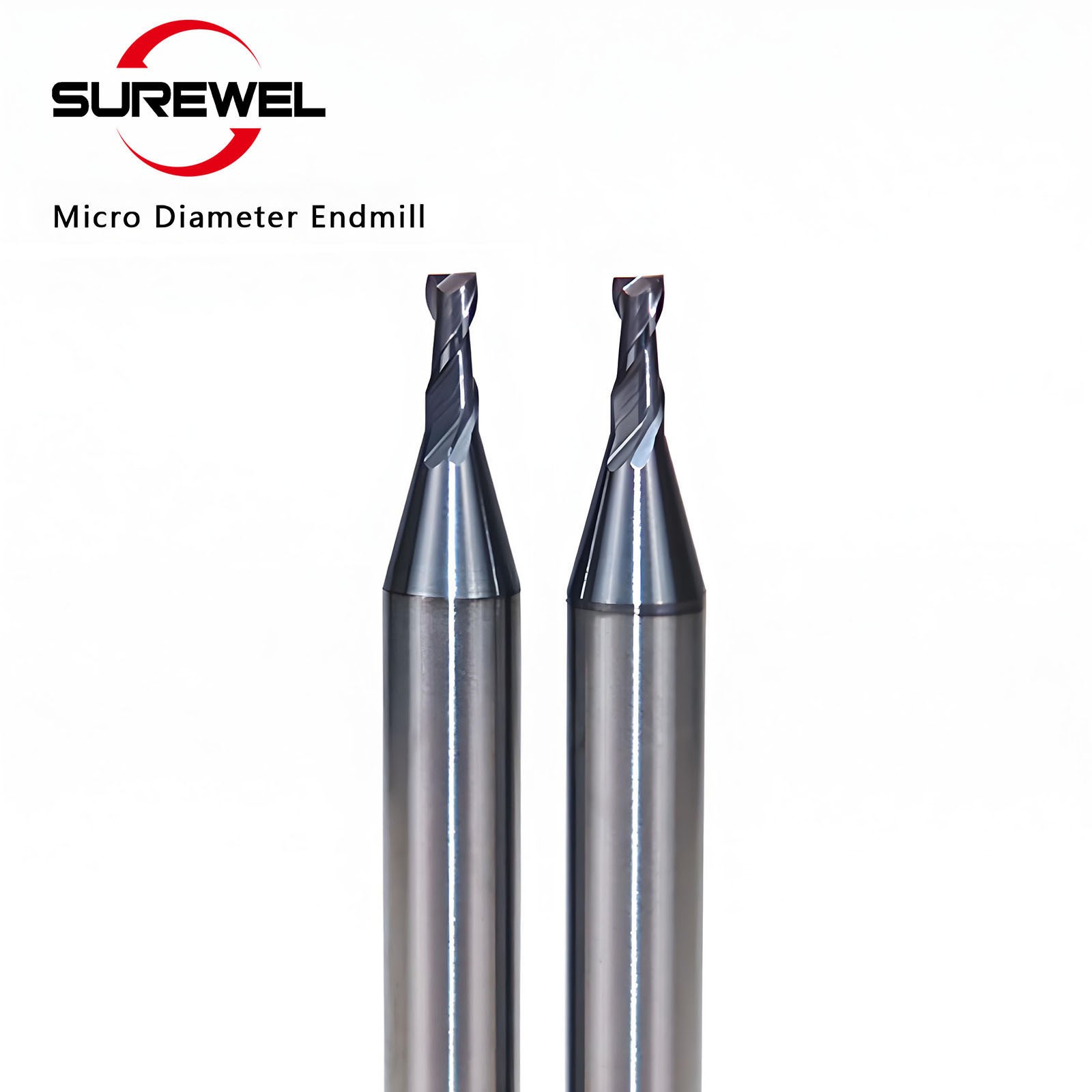 Micro End Mill Carbide CNC Small Mini Machining Cutter 0.2-0.99 Tool for Steel
