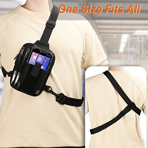 USPS Postal Scanner Chest Harness Pouch Black